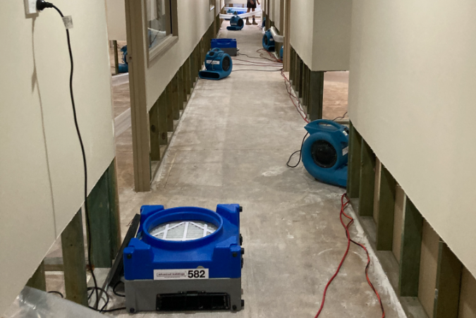 flood rectification halls CMBM building services