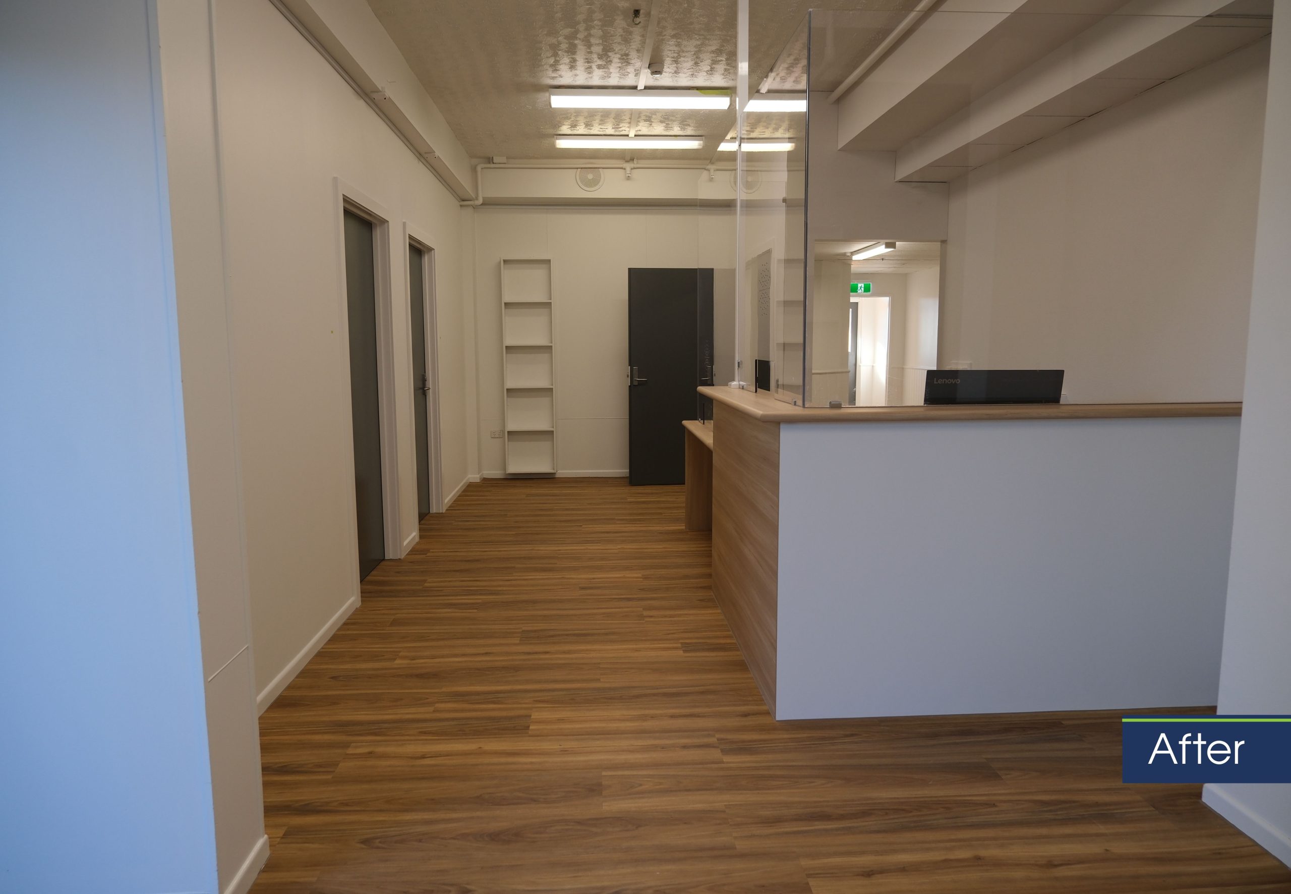 CMBM - Clean Maintain Build Manage - Project - Bluecare Ipswich - Reception- After