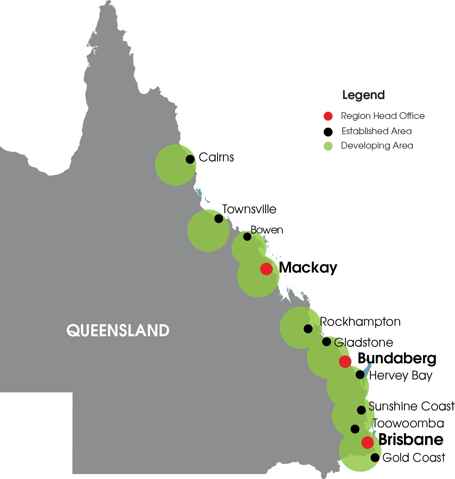 CMBM - Clean Maintain Build Manage - Commercial Cleaning - Map Regional office Map
